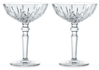 NOBLESSE - Набор фужеров для коктейля 2 шт 180 мл, бессвинцовый хрусталь