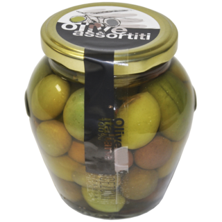 Оливки CEZONI микс с косточкой, 290 г