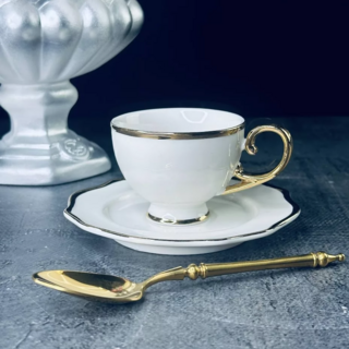 Кофейный набор Lenardi, 12 предметов, 140 мл, в подарочной упаковке, фарфор, арт.666-380