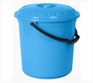 Ведро пластмассовое 8,0л с крышкой пищевое "Тюльпан" (Мин. воды)