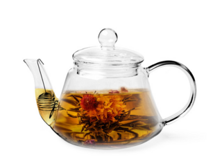 9450 FISSMAN Чайник заварочный 1000мл со стальным фильтром (стекло)