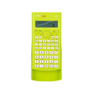 Калькулятор научный Deli E1710A 10+2-разрядный 240 функций 162x84x19 мм (зеленый, подходит для ЕГЭ)