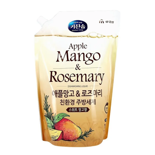 Жидкость для мытья посуды Apple Mango Rosemary, яблоко, манго и розмарин, мягкая упаковка, 1,2 л