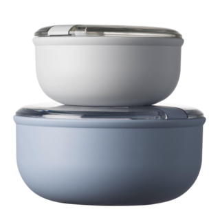 6782CA1 Контейнер круглый 750/1800 мл небеса Omada, набор 2  шт