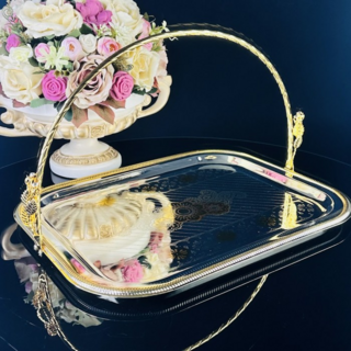 Прямоугольный поднос Lenardi, в подарочной упаковке, 32,5см, нержавеющая сталь, арт.151-025