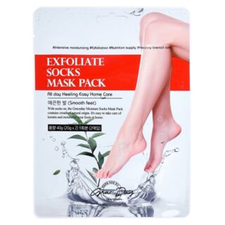 653298 "Grace Day" Маска-носочки для ног смягчающая  с мягким отшелушивающим эффектом 40гр 1/180