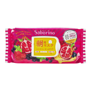 Экспресс маска для лица тканевая SABORINO антивозрастная «Успей за 60 секунд», 28 шт