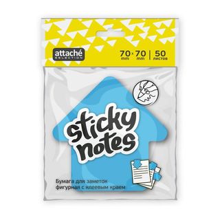 Стикеры фигурные Attache Selection Стрелка, 70х70 мм, 50 листов