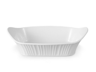 14177 FISSMAN Форма для запекания Прямоугольная 26,5х19х7см / 1,1л Horeca (фарфор)