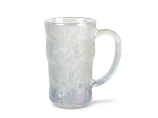 16524 FISSMAN Кружка 330мл, цвет Перламутровый (цветное стекло)