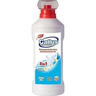 Гель для стирки белья Gallus Professional White, 3 в 1 для белых тканей, 57 стирок, 2 л