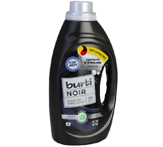 Средство синтетическое жидкое BURTI Noir для стирки чёрного и тёмного белья, 1,45л