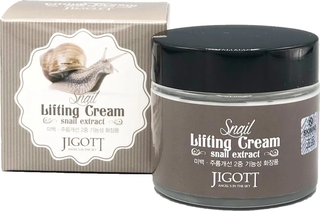 Крем для лица JIGOTT SNAIL LIFTING CREAM с муцином улитки, лифтинг-эффект, 70 мл