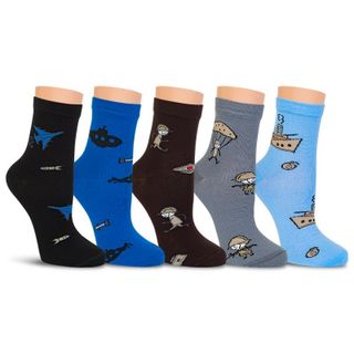 Носки детские черные, размер 22-24