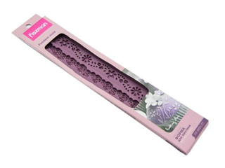 8451 FISSMAN Форма для мастики текстурная 30х5см (силикон)