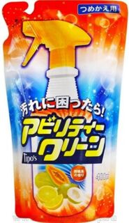 Универсальное моющее средство YUWA Tipo's Ability Clean  с дезинфицирующим и дезодорирующим эффектом, против стойких загрязнений, мягкая упаковка