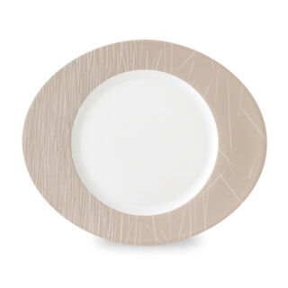 BOREAL SWING - Тарелка подстановочная овальная 33,7х29 см (plate)