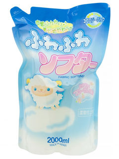 Кондиционер для белья Rocket Soap Fuwafuwa, воздушная мягкость, 2000 мл