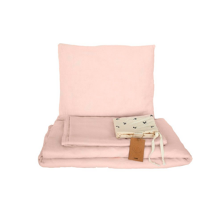 Муслиновое постельное белье LUKNO для малышей, морозное утро, 3 предмета