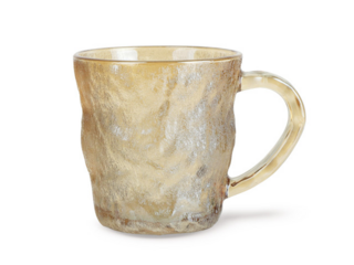 16518 FISSMAN Кружка  300мл, цвет Коричневый (цветное стекло)