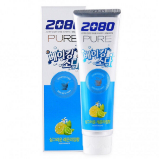 287606 "2080" Зубная паста с пищевой содой со вкусом лимон лайм Pure Toothpaste Lemon Lime 120 мл1/36