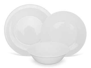 0200 FISSMAN Набор посуды 12 пр. FELIZIA (опаловое стекло)