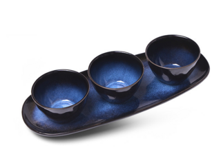 6285 FISSMAN Набор соусников из 4 пр. CIEL (керамика)