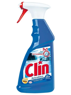 Спрей для окон Clin Мультиблеск, с курком, 500 мл