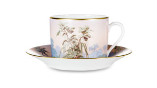 Чашка для капучино с блюдцем Haviland Бразилия 330 мл, фарфор