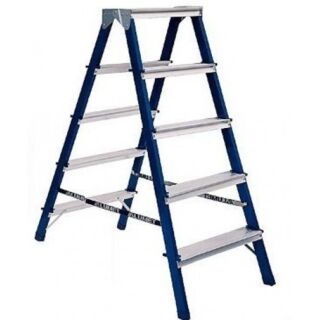 Стремянка 2х сторонняя 5 ступеней стальная 2х5 ст
