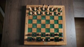 Шахматный набор, ручная работа, натуральные материалы, арт. ШН001