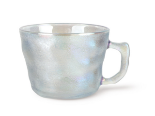 16514 FISSMAN Кружка  300 мл, цвет Перламутровый (цветное стекло)