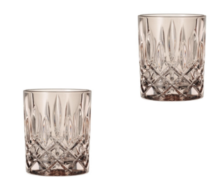 NOBLESSE - Набор низких стаканов 2 шт., коричневый, 295мл h=102мм d=82мм