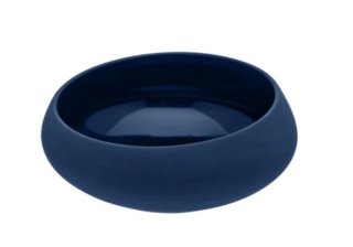GOURMET Blue - Салатник со скошенным краем 12 см 300 мл, синий, керамика