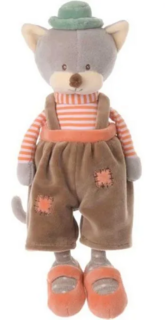 Кот Bukowski  Baby Ben & Remi, 20 см (Ben в коричневых штанах)