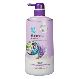 Крем-гель для душа Lion Thailand Shokubutsu Monogotari «Лаванда с молоком»