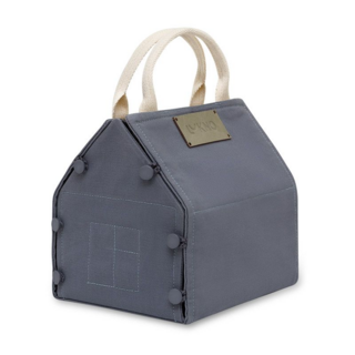 Сумка-домик для семьи овечек LUKNO, серо-голубой