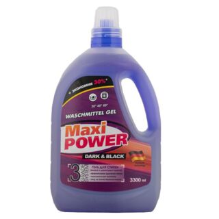 Гель для стирки черного и темного Аромика Maxi Power DARK & BLACK,  3300мл