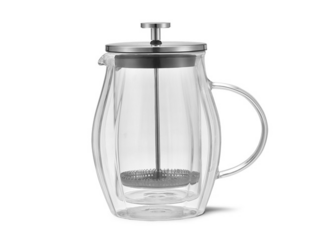 9124 FISSMAN Френч-пресс с двойными стенками 1000мл (стеклянная колба)