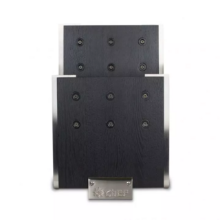 CH-001/BL  Подставка с магнитными держателями для 6-ти ножей (черная)