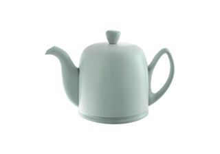 SALAM Almond Green Monochrome - Чайник заварочный на 4 чашки миндально-зеленого цвета 700 мл фарфор