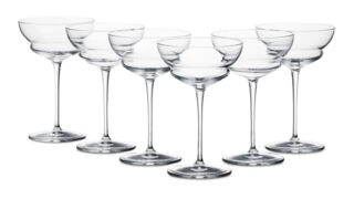 Набор бокалов для коктейля Хемингуэй Luigi Bormioli Бэкдор 20-ые 250 мл, 6 шт, стекло хрустальное