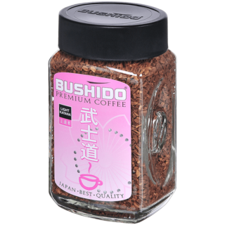 Кофе Bushido Лайт, стеклянная банка, 100 гр