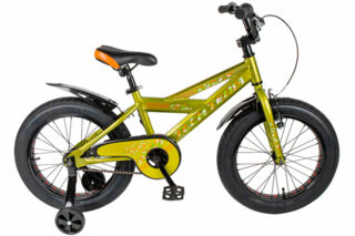 Детский велосипед Bully 16" green (алюмин)