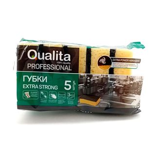 Губки кухонные Qualita Extra Strong, 5 шт