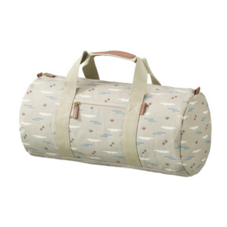 Сумка выходного дня Fresk "Забавный крокодил", дымчатый зеленый, большая