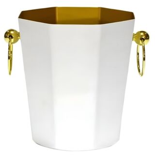 Ведро для льда Lenardi 20 см, нержавеющая сталь, арт. 551-008