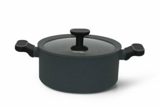 14476 FISSMAN Кастрюля LAURA 20x10,5см / 3л со стеклянной крышкой (алюминий)