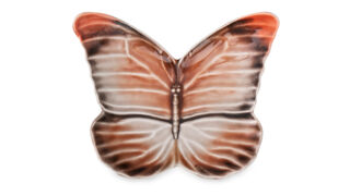 Тарелка десертная Bordallo Pinheiro Облачные бабочки 14,5х18 см, керамика