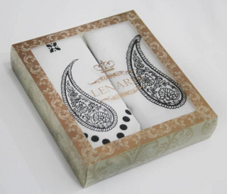 Набор 2 платка Lenardi, х/б, в подарочной упаковке, арт. 137-013